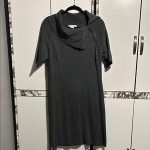 Liz Claiborne Charcoal Knit Dress